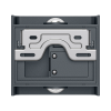 Zidna svjetiljka 2x1W 3/1 110x41x100mm IP65 siva VECTOR BRAYTRON BG38-03182