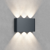 Zidna svjetiljka 6x1W 3/1 160x41x100mm IP65 siva VECTOR BG38-03382