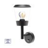 Zidna svjetiljka max 23W E27 209x175x406mm IP54 sa senzorom pokreta crna PARIS BRAYTRON BG43-03102