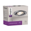 Kućište za GU10 žarulju max 35W fi82 IP20 okruglo satin nickel BRAYTRON BH03-02014