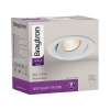 Kućište za GU10 žarulju max 35W fi95 IP20 okruglo bijelo BRAYTRON BH03-04120