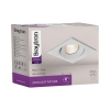Kućište za GU10 žarulju max 35W 90x27x90mm IP20 kvadratno bijelo BRAYTRON BH03-04130
