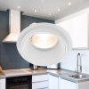 Kućište za GU10 žarulju max 35W fi92 IP20 okruglo bijelo BRAYTRON BH03-06040