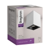 Kućište za GU10 žarulju max 35W 97x140x97mm IP20 kvadratno bijelo BRAYTRON BH04-00110