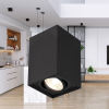Kućište za GU10 žarulju max 35W 97x125x97mm IP20 kvadratno crno BRAYTRON BH04-00211