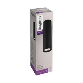 Kućište za GU10 žarulju max 35W fi55 IP20 okruglo crno BRAYTRON BH04-00561