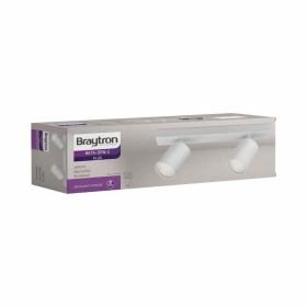 Kućište za GU10 žarulju max 2x35W 300x120x83mm IP20 okruglo bijelo BRAYTRON BH04-00820