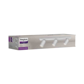 Kućište za GU10 žarulju max 3x35W 480x120x83mm IP20 okruglo bijelo BRAYTRON BH04-00830