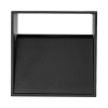 Zidna svjetiljka 8W 3000K 520lm 100x60x100mm IP20 kvadratna crna AVVA BRAYTRON BH07-03101
