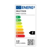 Zidna svjetiljka 12W 3000K 1200lm fi200mm IP20 crna NELA BRAYTRON BH07-03701