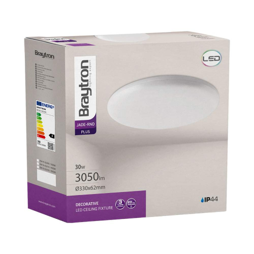 Stropna svjetiljka 30W 3000K 3050lm fi330mm IP44 okrugla BRAYTRON BH15-02200