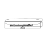 Stropna svjetiljka 30W 3000K 3050lm fi330mm IP44 okrugla BRAYTRON BH15-02200