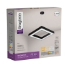 Visilica 36W 3/1 3680lm 450x450mm IP20 kvadratna crna BRAYTRON BH16-07181