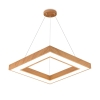 Visilica 45W 3/1 4650lm 600x600mm IP20 kvadratna imitacija drva BRAYTRON BH16-07287