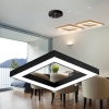 Visilica 45W 3/1 4650lm 600x600mm IP20 s daljinskim upravljačem kvadratna crna BRAYTRON BH16-07291