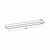 Stropna svjetiljka 45W 3/1 4650lm 200x1200mm IP20 pravokutna crna BRAYTRON BH16-08281