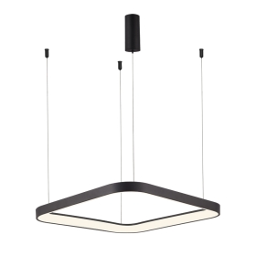 Visilica 46W 3/1 5200lm 580x580mm IP20 kvadratna crna BRAYTRON BH17-01981
