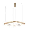 Visilica 46W 3/1 5200lm 580x580mm IP20 kvadratna zlatna BRAYTRON BH17-01986