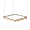 Visilica 46W 3/1 5200lm 580x580mm IP20 kvadratna zlatna BRAYTRON BH17-01986