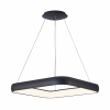 Visilica 46W 3/1 5200lm 580x580mm IP20 kvadratna crna BRAYTRON BH17-03981