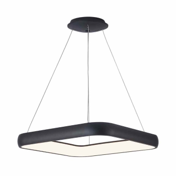 Visilica 46W 3/1 5200lm 580x580mm IP20 kvadratna crna BRAYTRON BH17-03981