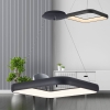 Visilica 46W 3/1 5200lm 580x580mm IP20 kvadratna crna BRAYTRON BH17-03981