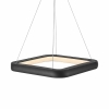 Visilica 46W 3/1 5200lm 580x580mm IP20 kvadratna crna BRAYTRON BH17-03981