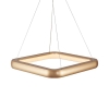 Visilica 46W 3/1 5200lm 580x580mm IP20 kvadratna zlatna BRAYTRON BH17-03986