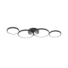 Stropna svjetiljka 60W 3/1 6050lm 330x880mm IP20 dimabilna crna BRAYTRON BH17-04091
