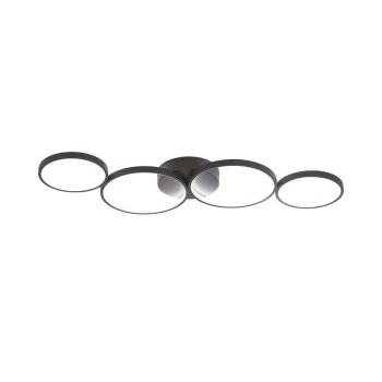 Stropna svjetiljka 60W 3/1 6050lm 330x880mm IP20 dimabilna crna BRAYTRON BH17-04091