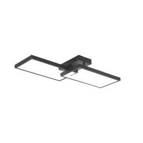 Stropna svjetiljka 40W 3/1 4400lm IP20 s daljinskim upravljačem crna BRAYTRON BH17-04491