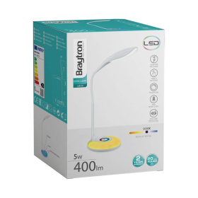 Stolna svjetiljka 5W 5000K 400lm 240x480mm IP20 bijela dimabilna BRAYTRON BK01-00710