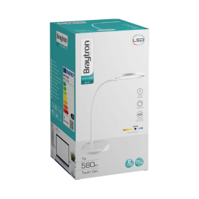 Stolna svjetiljka 7W 5000K 580lm 150x570mm IP20 bijela dimabilna BRAYTRON BK01-01310