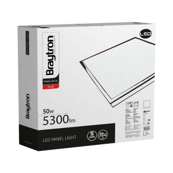 Panel LED NADGRADNI 50W 4000K 5300lm IP20 UGR<19 595x595x45mm 5 GODINA GARANCIJE BRAYTRON BP21-06610