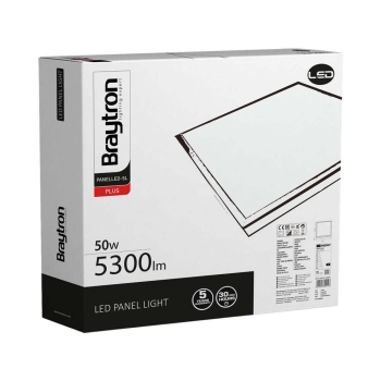 Panel LED NADGRADNI 50W 6500K 5300lm IP20 UGR<19 595x595x45mm 5 GODINA GARANCIJE BRAYTRON BP21-06630