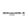 Vodotijesno kućište 150cm 2xT8 - bez cijevi max 2x28W PC IP65 BRAYTRON BT05-21580