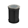 Podna ugradbena svjetiljka max35W GU10 fi108 IP67 okrugla siva INDUS BRAYTRON BT27-00101