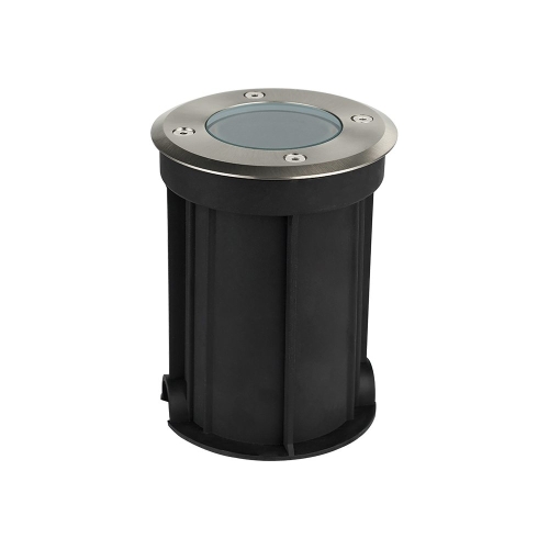 Podna ugradbena svjetiljka max35W GU10 fi108 IP67 okrugla siva INDUS BRAYTRON BT27-00101
