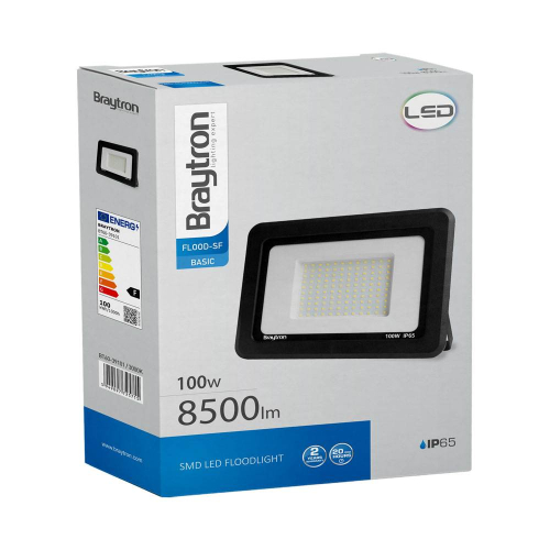 Reflektor LED 100W 4000K 8500lm IP65 sivi BRAYTRON BT60-39111