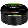Kabel koaksijalni 1.02 Cu+32x0.12mm 100m crni CC1-100GEL