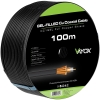 Kabel koaksijalni 1.02 Cu+32x0.12mm 100m crni CC1-100GEL