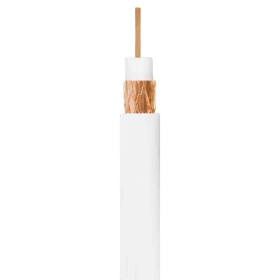 Kabel koaksijalni 1.02 Cu+32x0.12mm 25m bijeli CC1-25