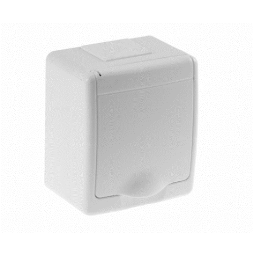 Utičnica schuko OG 2P+Z IP44 bijela D.3111SBG/1