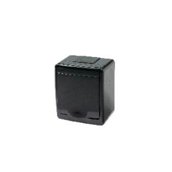 Utičnica schuko OG 2P+Z IP44 crna D.3711SCG/1