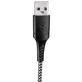 Kabel USB-micro USB 1m crno bijeli VA0150