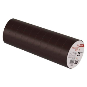 Traka izolirajuća smeđa 15mm/10m debljina 0,13mm F61517