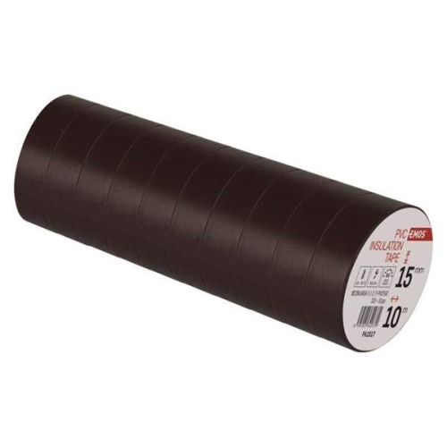 Traka izolirajuća smeđa 15mm/10m debljina 0,13mm F61517