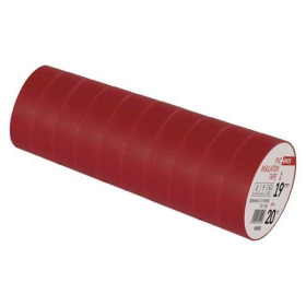 Traka izolirajuća crvena 19mm/20m debljina 0,13mm F61923