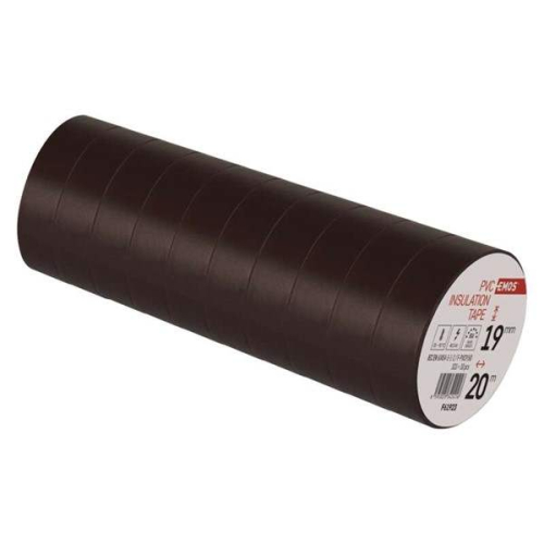Traka izolirajuća smeđa 19mm/20m debljina 0,13mm F61927