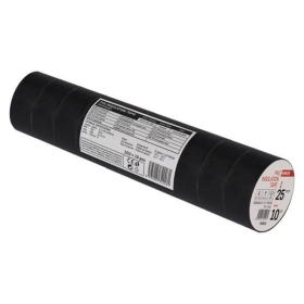 Traka izolirajuća crna 25mm/10m debljina 0,13mm F62512